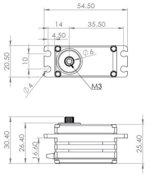 Preview: HBL550LX HV Digital Servo brushless X5 Serie