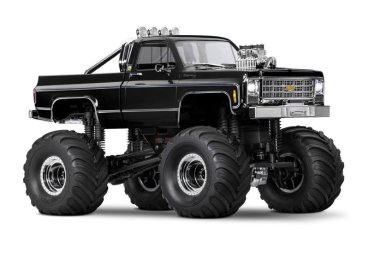 TRAXXAS TRX-4MT Chevy K10 4x4 rot 1/18 Monster-Truck RTR Brushed, mit Akku und USB Ladegerät