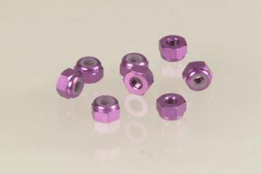 Stoppmuttern M3 metallic purple (8)