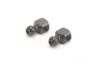 Rear Roll Bar Ball - Black - CAT K2 - (2pcs)