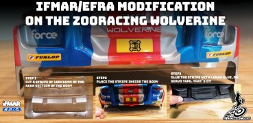 Zooracing - Wolverine MAX - 1:10 Tourenwagen Karosserie - 0.7mm REGULAR