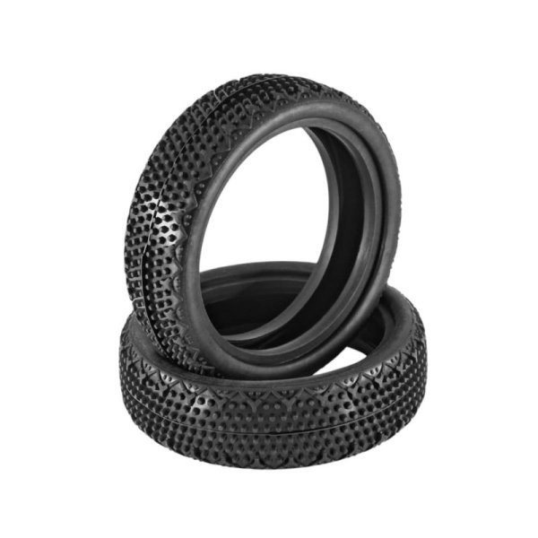 Carpet Reifen medium (2) EM-Reifen'26 HOTRACE 1/10 Buggy 2WD vorn