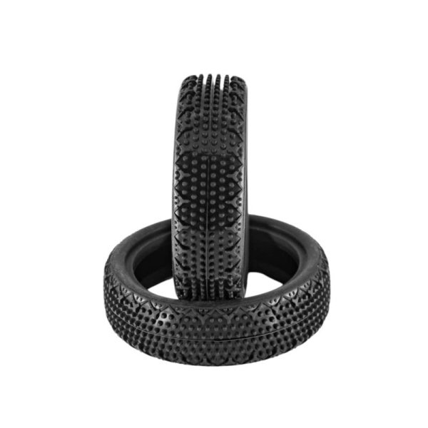 Carpet Reifen medium (2) EM-Reifen'26 HOTRACE 1/10 Buggy 2WD vorn