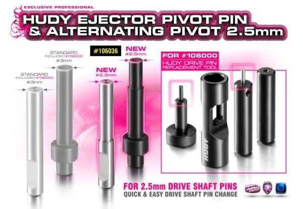 Ejektor für 106000 2,5mm HUDY
