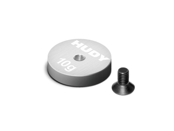 Wolfram Gewicht dünn - 15mm mit M3 - 10g HUDY