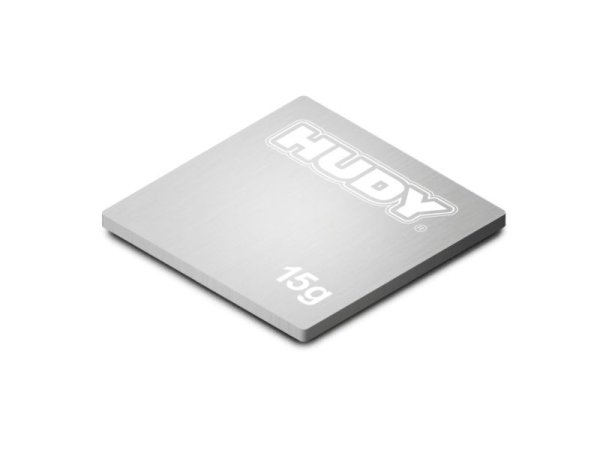 Wolfram Gewicht dünn - 24.5x24.5mm 15g HUDY