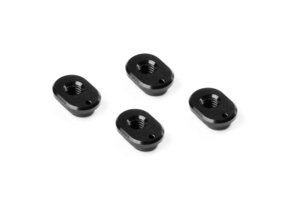 X4 Alu Rollcenter Buchsen vorne 3° / hinten 0.5° - 1 DOT (4) XRAY
