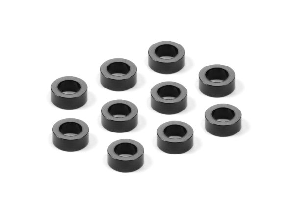 ALU SHIM 3x5x2.0MM - BLACK (10) XRAY