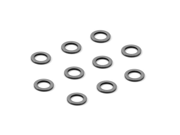 ALU SHIM 3x5x0.5MM - BLACK (10) XRAY