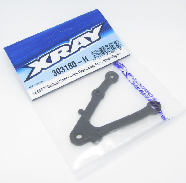 XRAY 303180-H - X4 - CFF Querlenker unten - hinten rechts - HARD (1 Stück)
