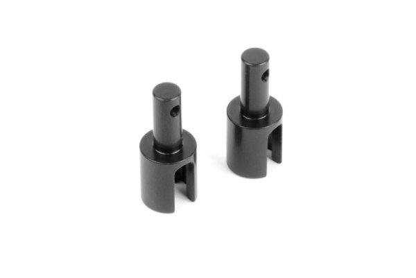 Alu Getriebe Ausgangsadapter CVD BB - SWISS 7075 T6 (2) XRAY
