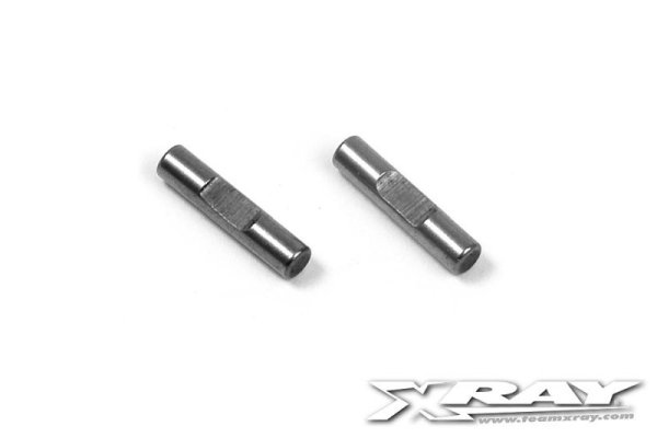 Antriebswellenstift 2 x 9 mit Flachstelle (2) XRAY