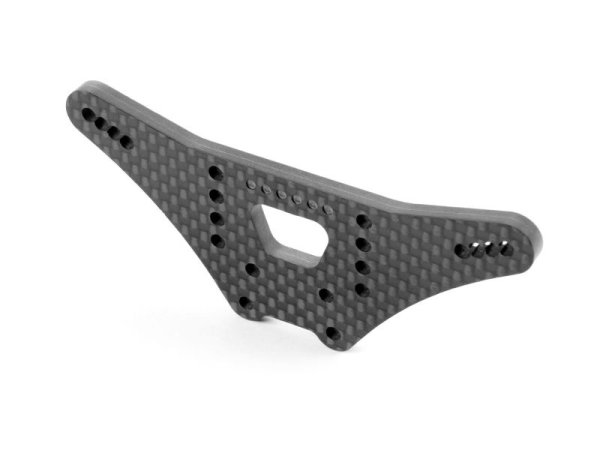 XB2 CARBON SHOCK TOWER - 6-DOTS - REAR XRAY