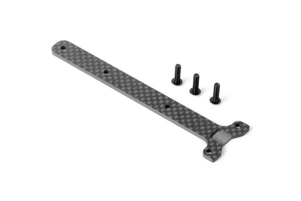 GRAPHITE CHASSIS BRACE DECK - REAR - 2.0MM