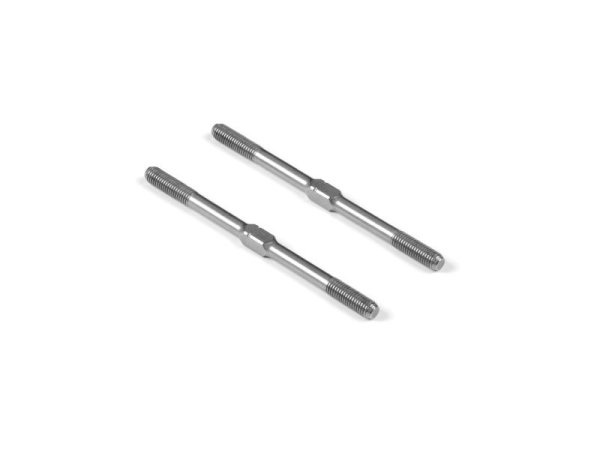 ADJUSTABLE TURNBUCKLE 55MM M3.5 L/R - HUDY SPRING STEEL (2) XRAY