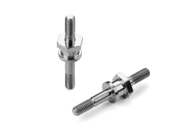 TITANIUM SCREW SHOCK PIVOT BALL WITH HEX (2) XRAY