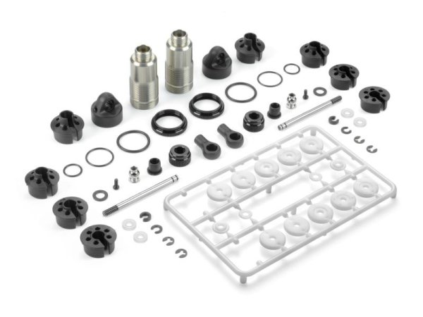 SHOCK ABSORBERS 35.5MM - SHORT CAP - BIG BORE - SET (2) XRAY