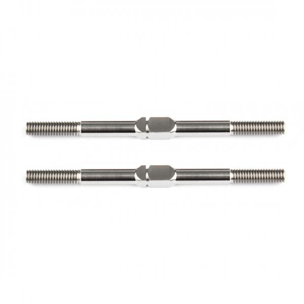 Team Associated FT Titanium Turnbuckles, 48 mm/1.875 in, silver