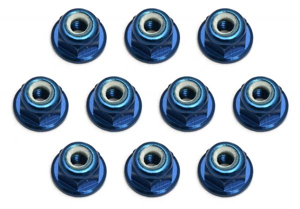 Team Associated FT Blue 3mm Locknut