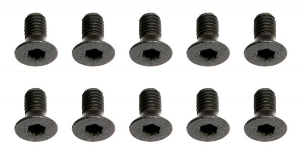 Team Associated Screws, 3x0.5x6 mm FHCS
