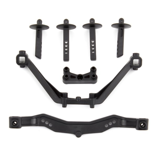 Team Associated SC6.1 Body Mounts, front and rear