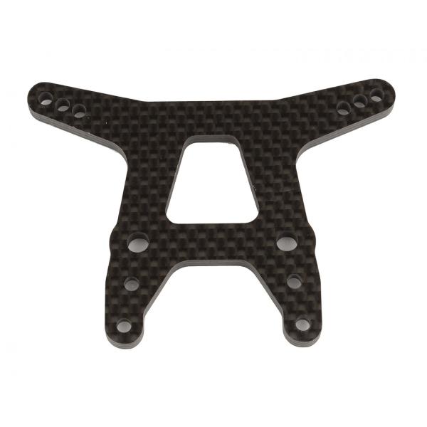 Team Associated RC10T6.2 Front Shock Tower, gull wing, carbon fiber