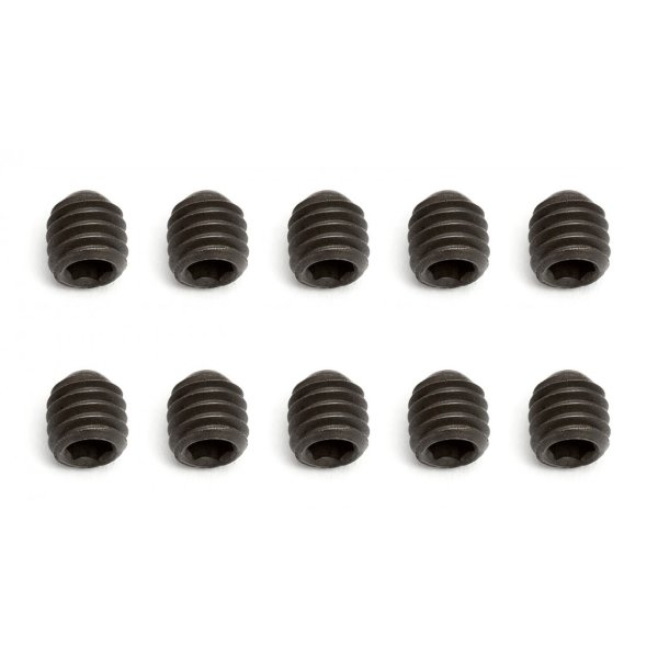 Team Associated Set Screws, 4x4 mm
