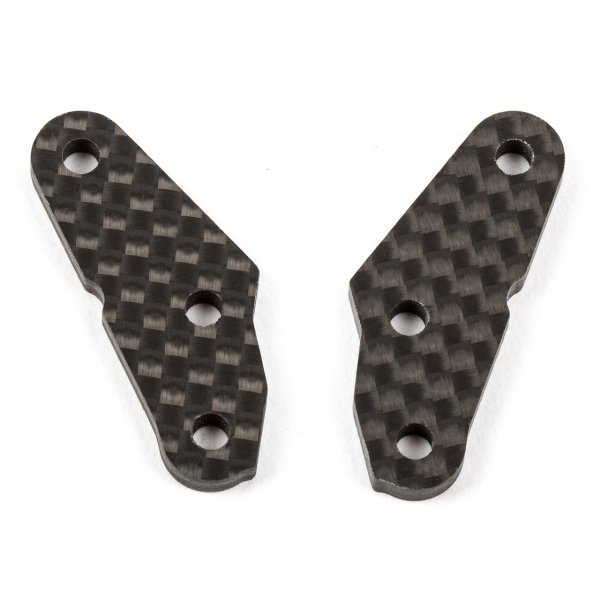 Team Associated FT RC8B3 Graphite Steering Block Arms, +2 deg.