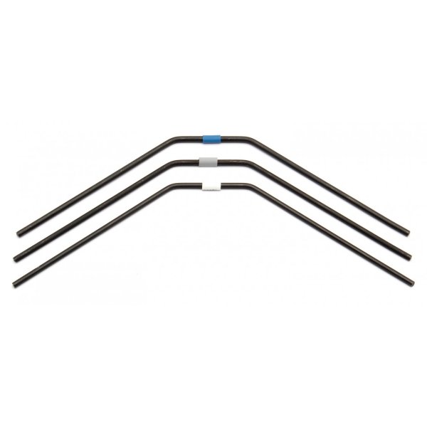 Team Associated RC8B3 FT Rear Anti-roll Bars, 2.5-2.7mm
