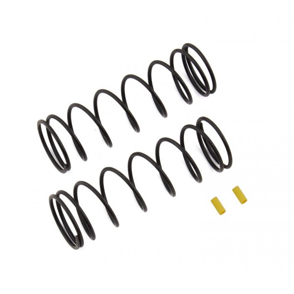 Team Associated Front Springs V2, yellow, 5.7 lb/in, L70, 8.5T, 1.6D