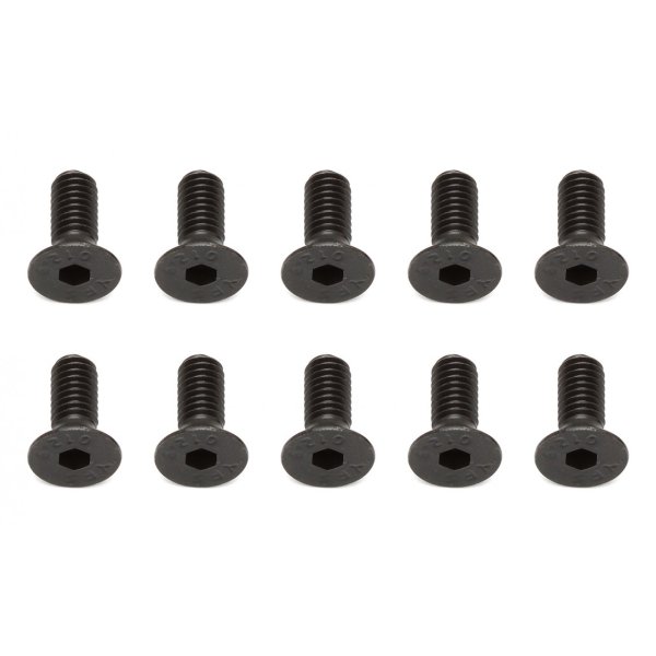 Team Associated Screws, 4x10 mm FHCS