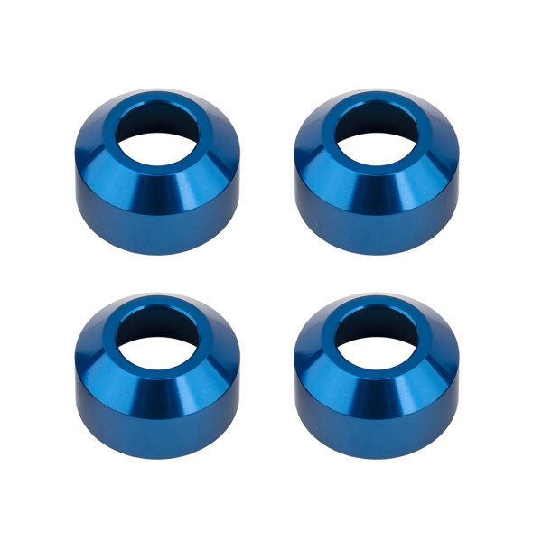 Team Associated RC8B4 FT CVA Axle Sleeves, blue aluminum
