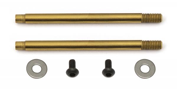 Team Associated 3x23 Shock Shaft V2, TiN