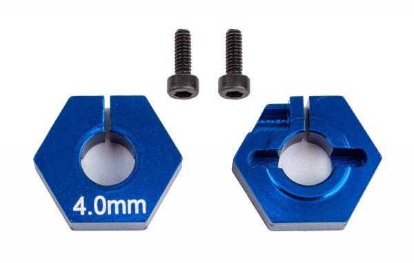 Team Associated FT Clamping Wheel Hexes 4mm