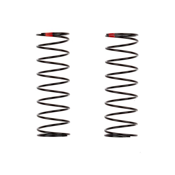 Team Associated 13mm Rear Shock Springs, Red 2.4 Lb/In, L61, 9.25t, 1.2d