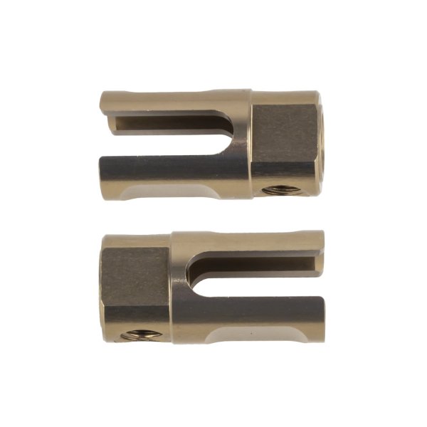 Team Associated RC10B74.2 FT Center Dogbone Outdrives, aluminum
