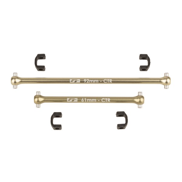 Team Associated RC10B74.2 FT Center Dogbone Set, aluminum