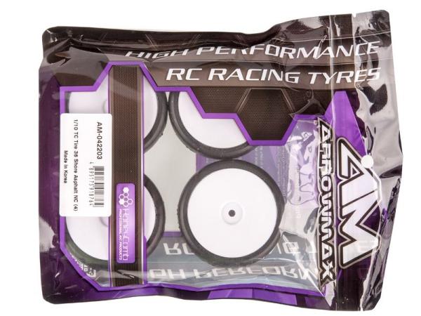 Arrowmax 1/10 TC Tire 36 Shore Asphalt NC (4) Korea AM-042203