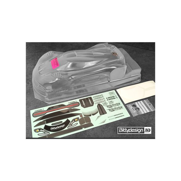 Bittydesign ARES-1 GT12 body for 1/12 Supastox class