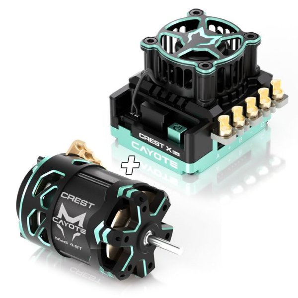 Racing ESC CREST X Evo & Crest Modified 4 - 7.5T CAYOTE 1/10 TC & Offroad Combo-Set