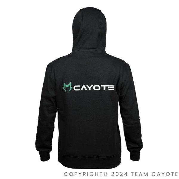 Classic-Fit Black Pullover Hoodie CAYOTE