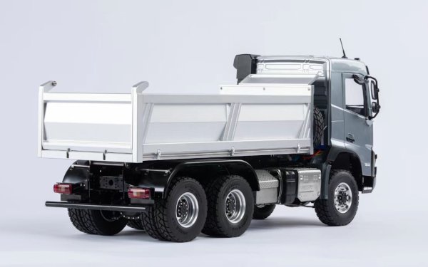 Double E Volvo FMX LKW Kipper hydraulisch (weiß) Maßstab 1:14 RTR