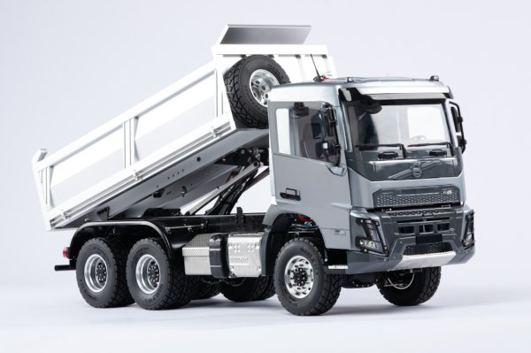 Double E Volvo FMX LKW Kipper hydraulisch (weiß) Maßstab 1:14 RTR