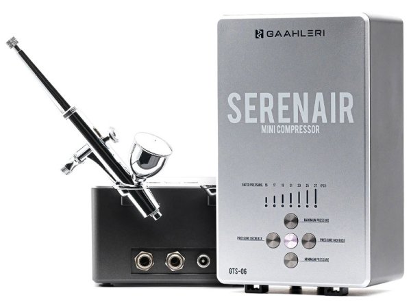 Airbrush-Kompressor GTS-06 Serenair Mini EU-Version GAAHLERI Ambition Series