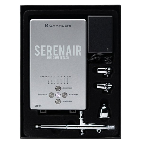Airbrush-Kompressor GTS-06 Serenair Mini EU-Version GAAHLERI Ambition Series
