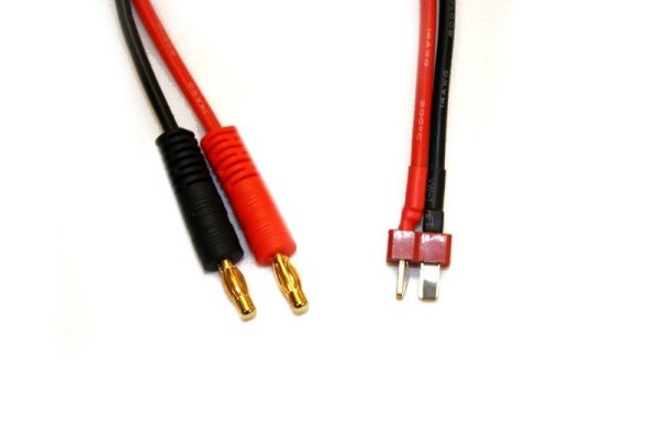 Ladekabel Deans auf Bananenstecker 4mm H-SPEED 30cm, 14AWG