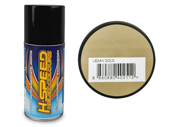 Lexan Spray gold 150ml H-SPEED nP126