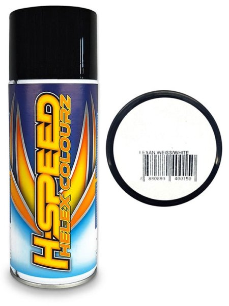 Lexan Spray weiß/white 400ml H-SPEED nP126