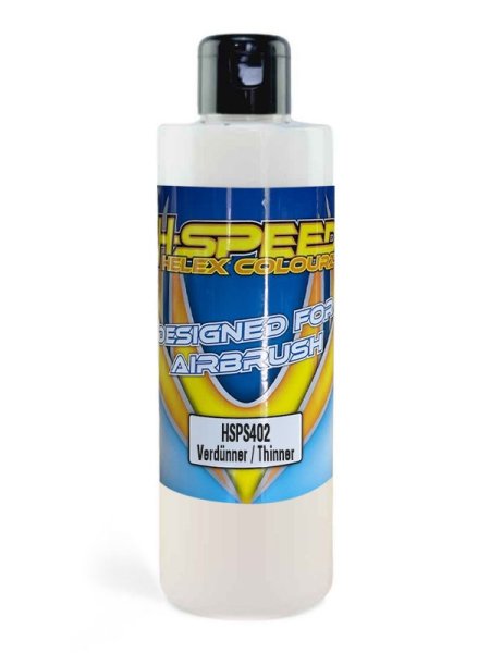 Lexan Airbrush Farbe 200 ml Verdünner / Thinner H-SPEED