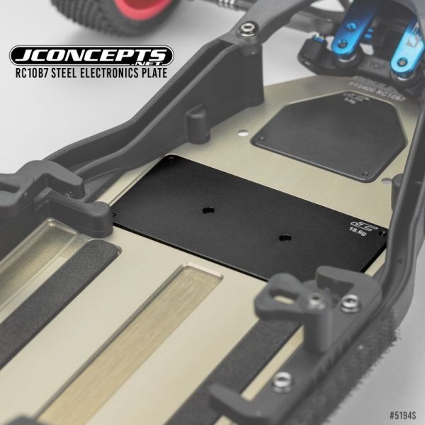 Elektronikplatte Stahl 16.7g JConcepts RC10B7